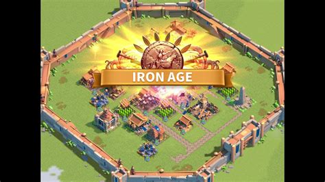 what level does your city have to be to enter the iron age|Ages in Rise Of Kingdoms .